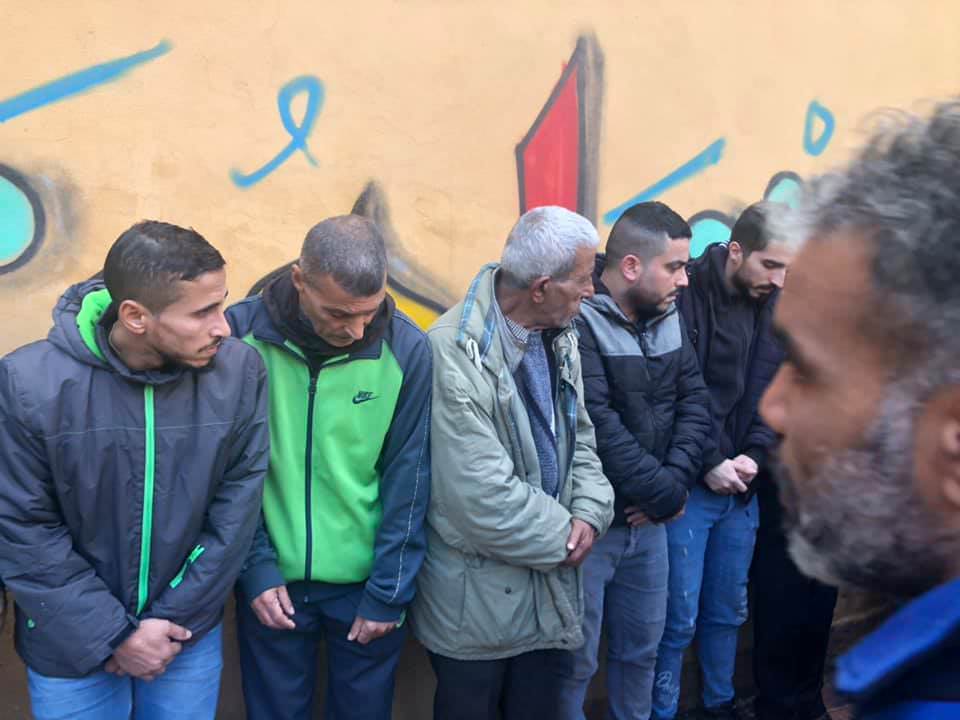 جنازة الحاجة أمال خطار - ام سامر سلمون في مخيم البداوي