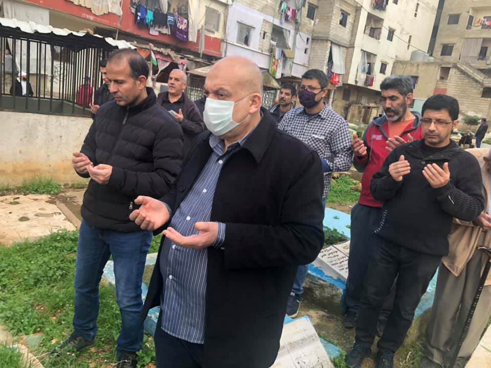 جنازة الحاجة أمال خطار - ام سامر سلمون في مخيم البداوي