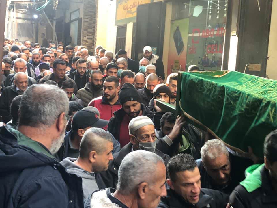 جنازة الحاجة أمال خطار - ام سامر سلمون في مخيم البداوي