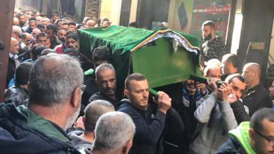 جنازة الحاجة أمال خطار - ام سامر سلمون في مخيم البداوي