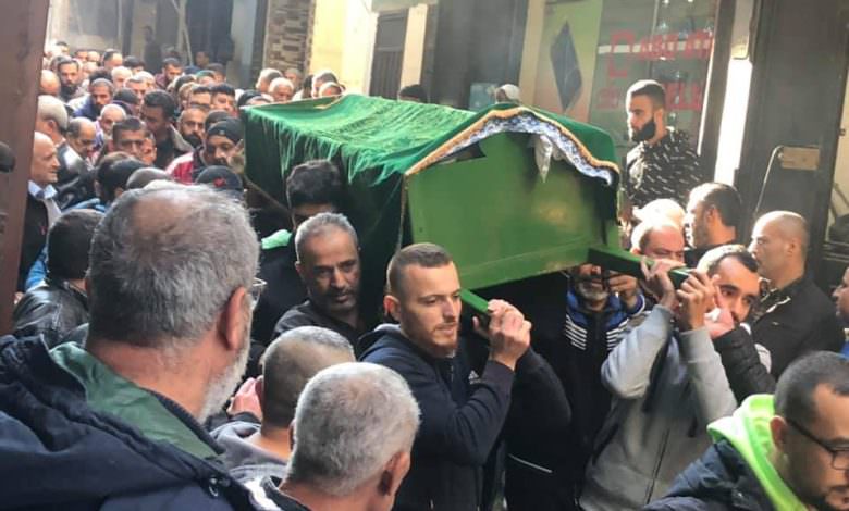 جنازة الحاجة أمال خطار - ام سامر سلمون في مخيم البداوي