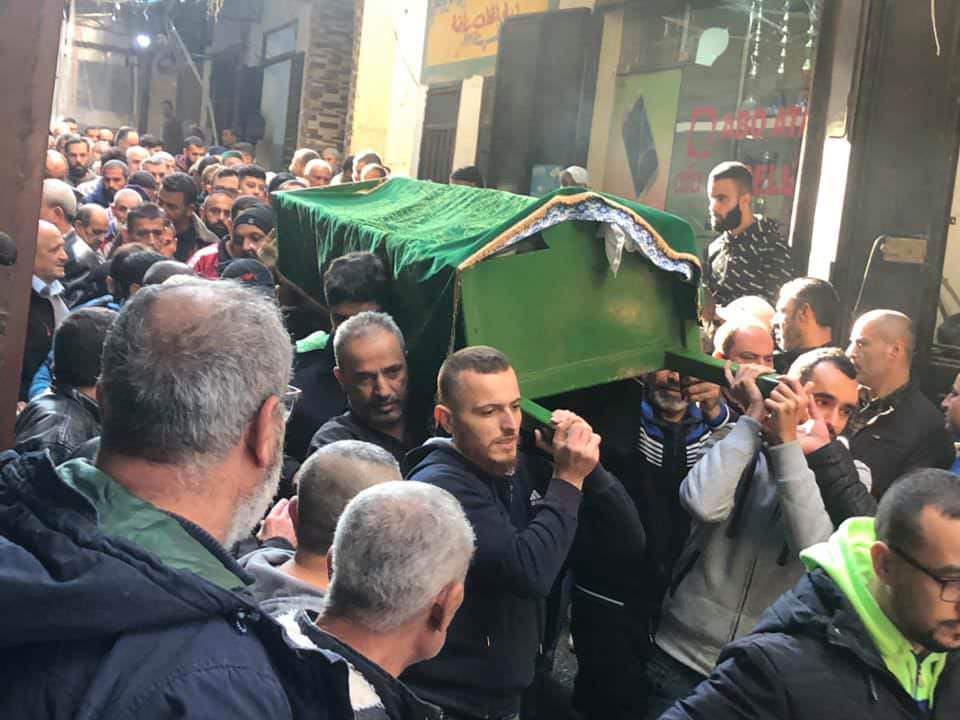 جنازة الحاجة أمال خطار - ام سامر سلمون في مخيم البداوي