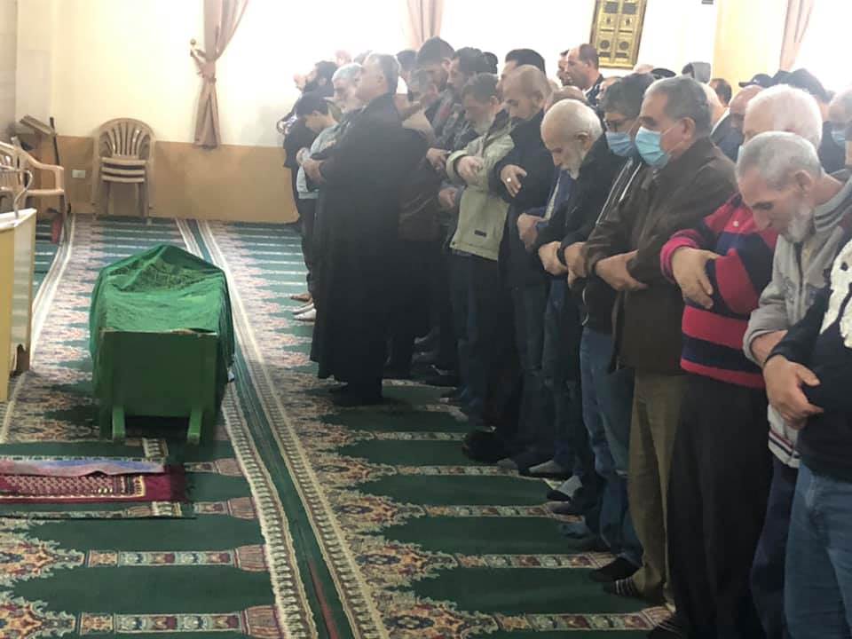 جنازة الحاجة أمال خطار - ام سامر سلمون في مخيم البداوي