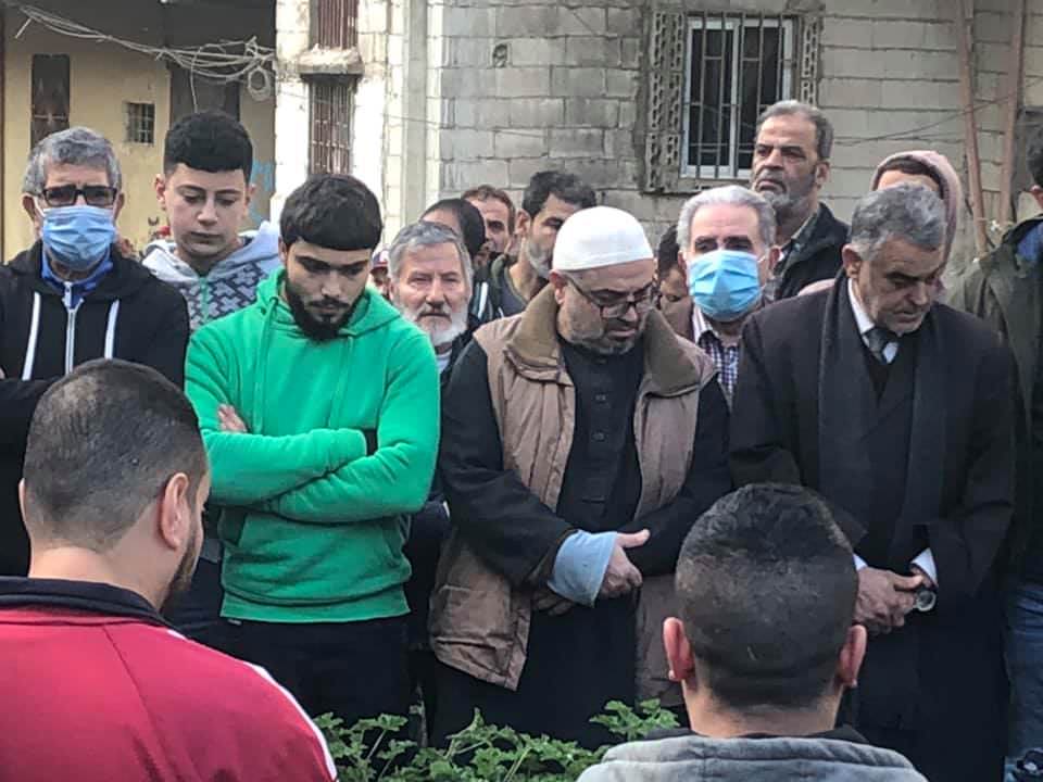 جنازة الحاجة أمال خطار - ام سامر سلمون في مخيم البداوي