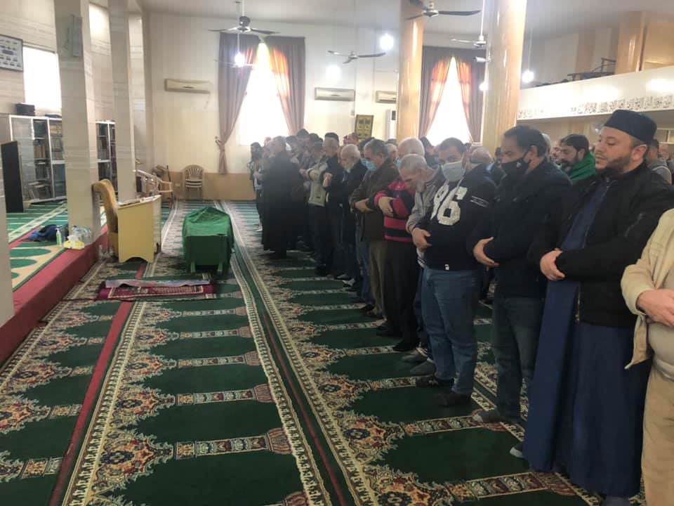 جنازة الحاجة أمال خطار - ام سامر سلمون في مخيم البداوي