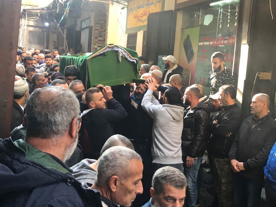 جنازة الحاجة أمال خطار - ام سامر سلمون في مخيم البداوي