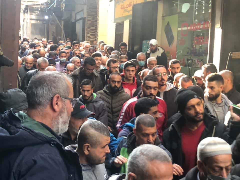 جنازة الحاجة أمال خطار - ام سامر سلمون في مخيم البداوي