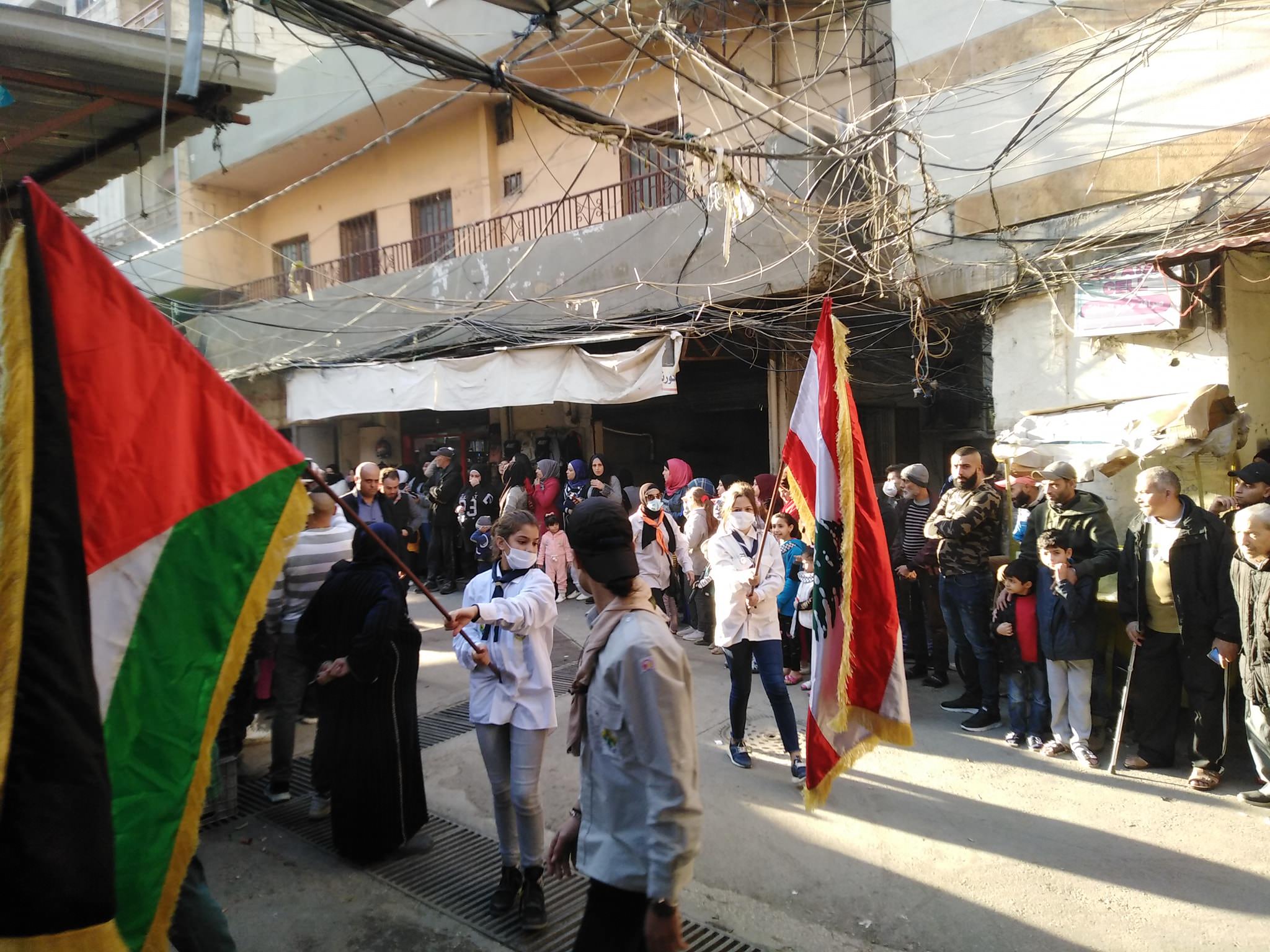 مسيرة جماهرية لانطلاقة الثورة الفلسطينية وميلاد حركة فتح في مخيم البداوي