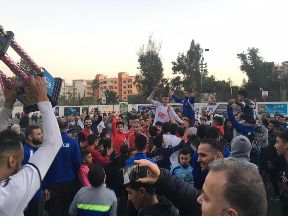 الأشبال تكلل بتاج بطولة دورة الرئيس ياسر عرفات في مخيم البداوي