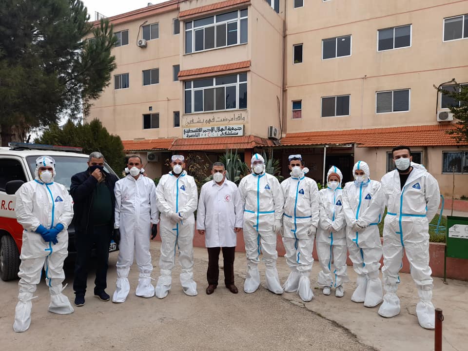 بتوجيهات من جمعية الهلال الأحمر الفلسطيني _ إقليم لبنان