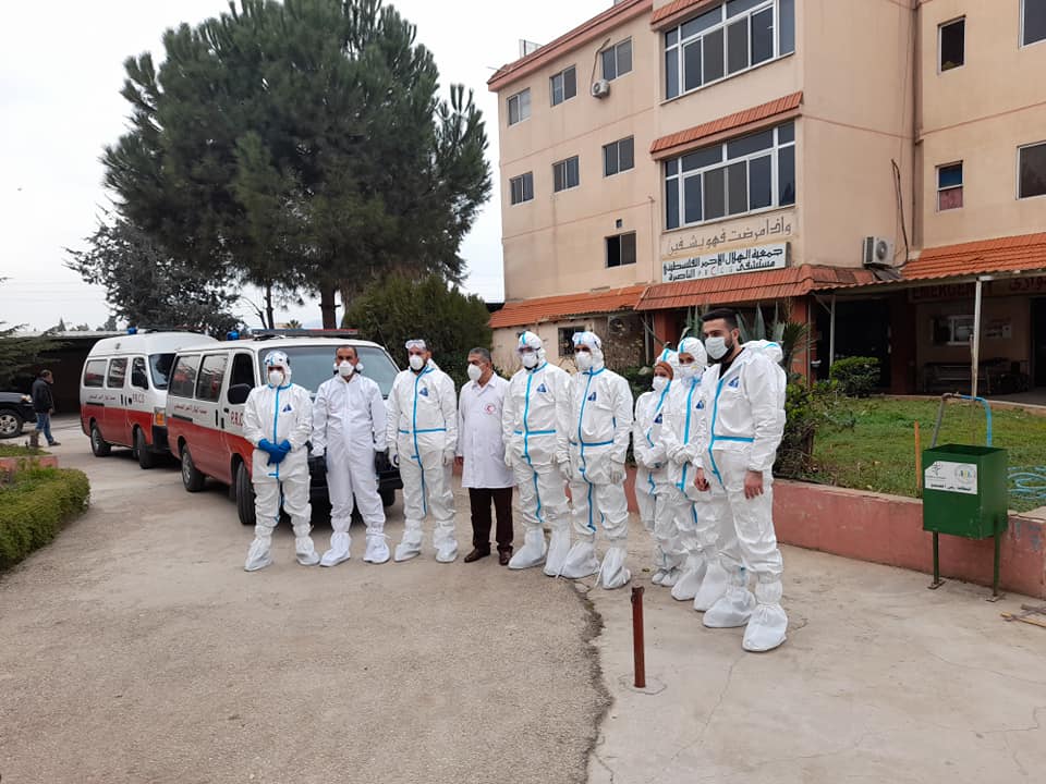 بتوجيهات من جمعية الهلال الأحمر الفلسطيني _ إقليم لبنان