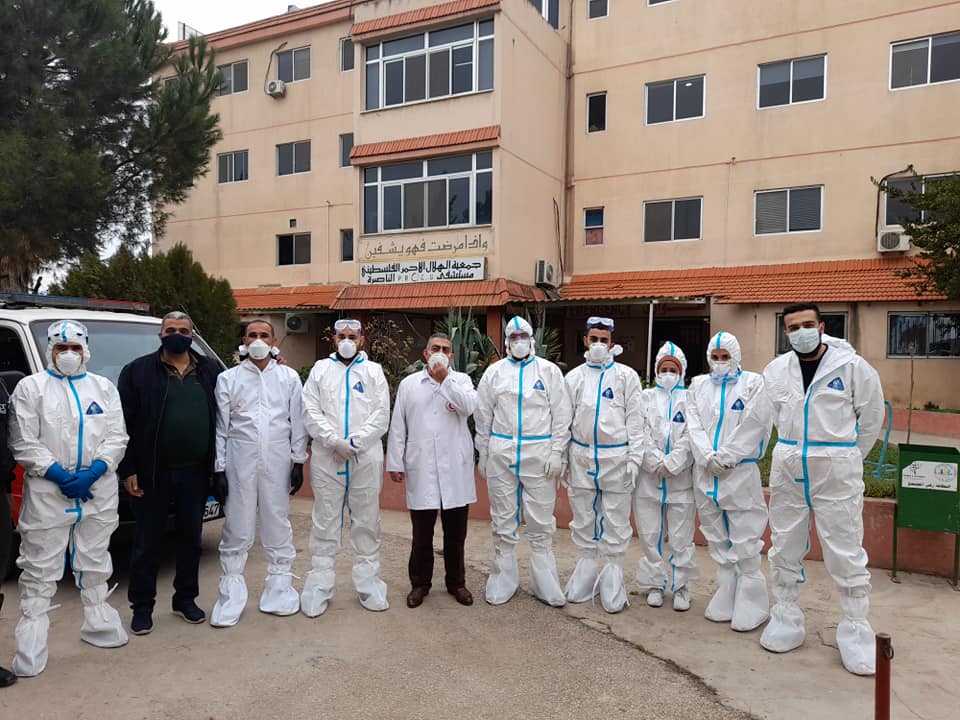 بتوجيهات من جمعية الهلال الأحمر الفلسطيني _ إقليم لبنان