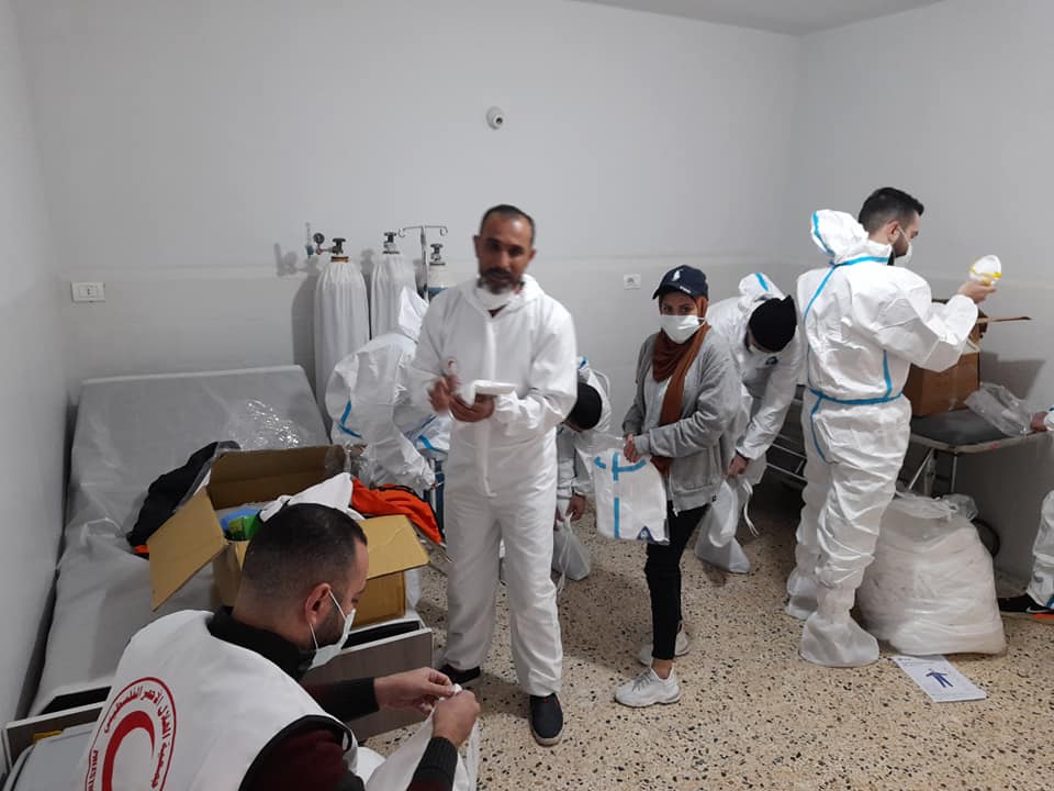 بتوجيهات من جمعية الهلال الأحمر الفلسطيني _ إقليم لبنان