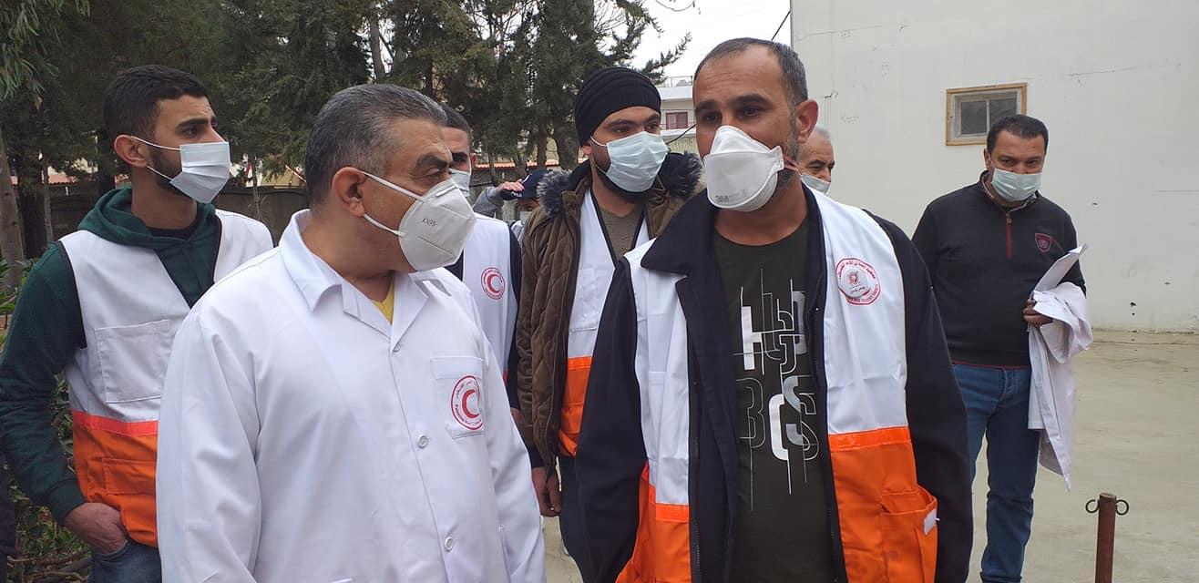 بتوجيهات من جمعية الهلال الأحمر الفلسطيني _ إقليم لبنان