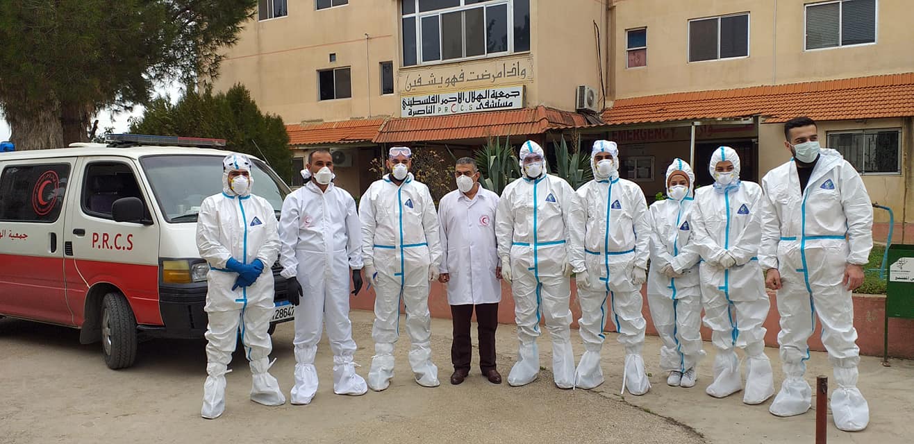 بتوجيهات من جمعية الهلال الأحمر الفلسطيني _ إقليم لبنان