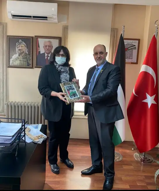 وفد من تجمع الشتات الفلسطيني أوروبا يلتقي مع القنصل الفلسطيني في اسطنبول