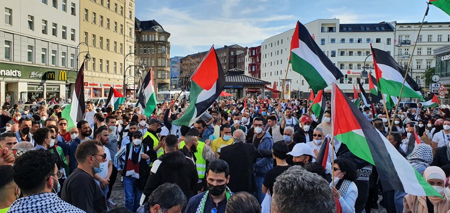 وقفة جماهيرية في برلين أسناداً لأهلنا في القدس المحتلة