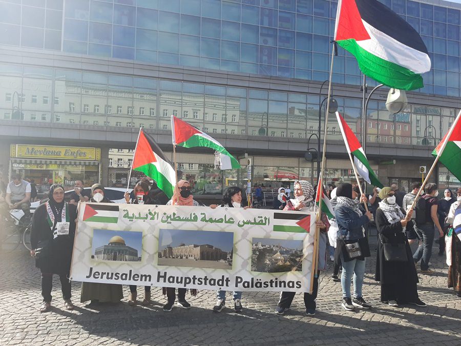 وقفة دعم وإسناد لأبناء شعبنا الفلسطيني في القدس وحي الشيخ جراح