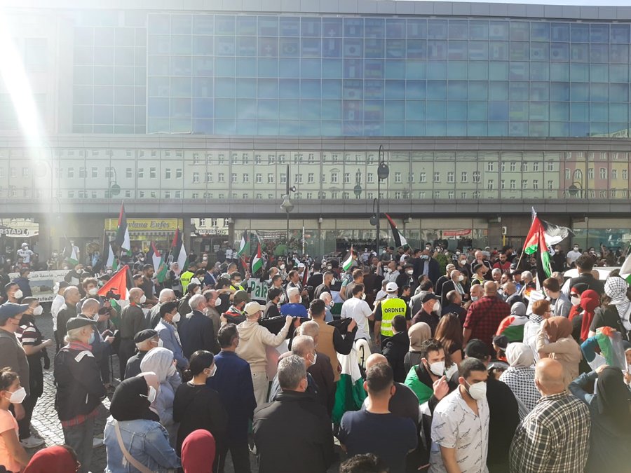 وقفة دعم وإسناد لأبناء شعبنا الفلسطيني في القدس وحي الشيخ جراح