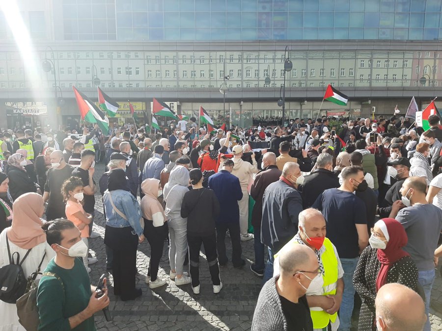 وقفة دعم وإسناد لأبناء شعبنا الفلسطيني في القدس وحي الشيخ جراح