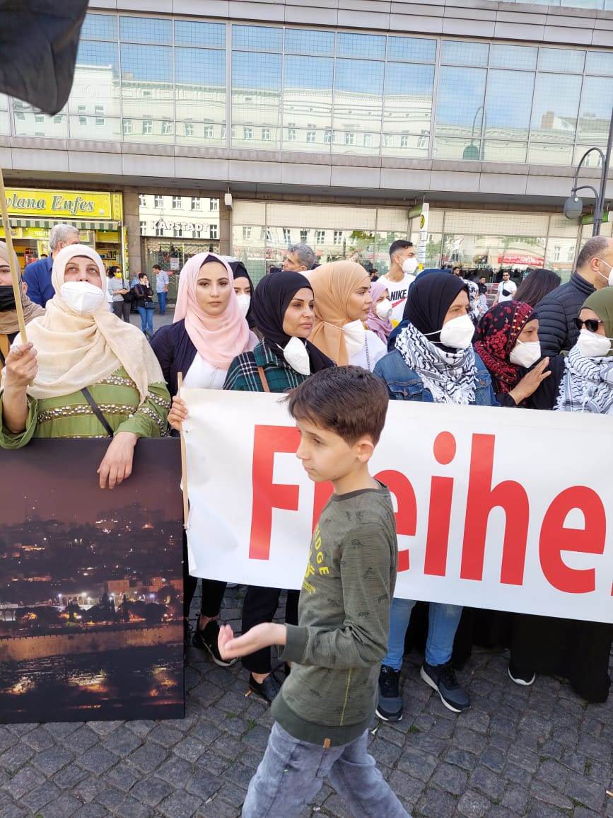 وقفة دعم وإسناد لأبناء شعبنا الفلسطيني في القدس وحي الشيخ جراح