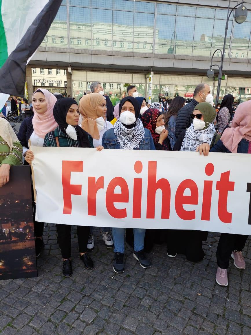 وقفة دعم وإسناد لأبناء شعبنا الفلسطيني في القدس وحي الشيخ جراح