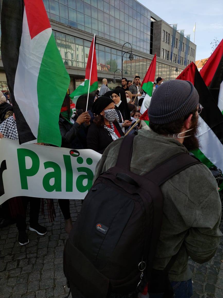 وقفة دعم وإسناد لأبناء شعبنا الفلسطيني في القدس وحي الشيخ جراح