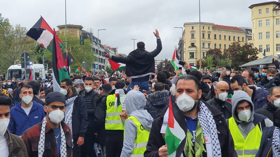 برلين تتظاهر مجددا نصرة للأقصى والقدس وغزة