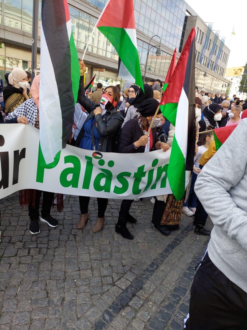 وقفة دعم وإسناد لأبناء شعبنا الفلسطيني في القدس وحي الشيخ جراح