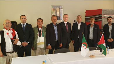 هيئة المؤسسات والجمعيات الفلسطينية والعربية في برلين تزور السفارة الجزائرية