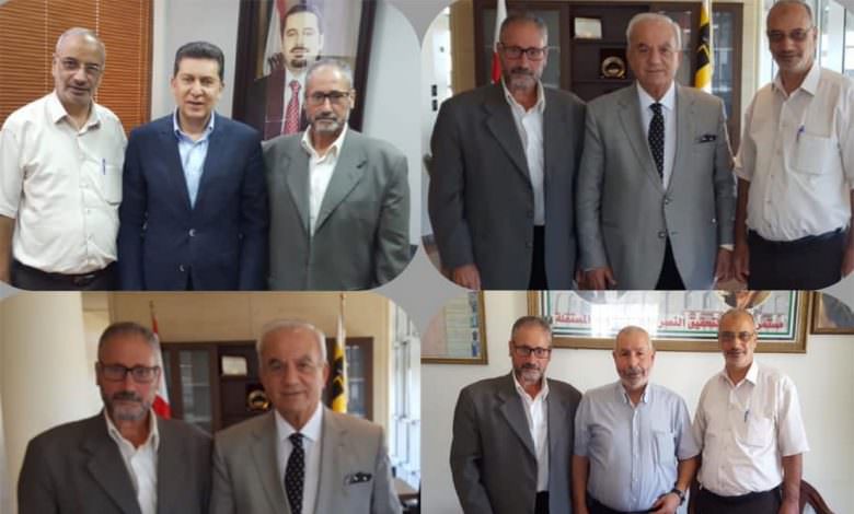 جولة لقاءات للإتحاد العام للمهندسين الفلسطيننين في لبنان مع نقيب المهندسين اللبنانين في الشمال