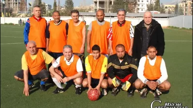 مباراة ودية بين قدماء لاعبي نادي شبيبة فلسطين ونادي النضال الفلسطيني