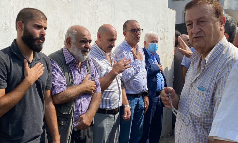 تشييع الحاجة أم بكر أبو حرب والدة القيادي في حركة فتح مصطفى أبو حرب في مخيم البداوي