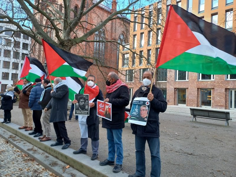 لجنة العمل الفلسطيني الوطني في برلين تسلم رسالة الى وزارة الخارجية الألمانية و مقر بعثة الإتحاد الأوروبي في برلين