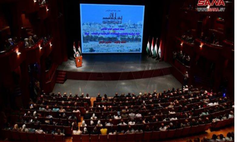 اتحاد الجاليات والفعاليات والمؤسسات الفلسطينية في الشتات- أوروبا يعقد مؤتمره العام الخامس بدمشق