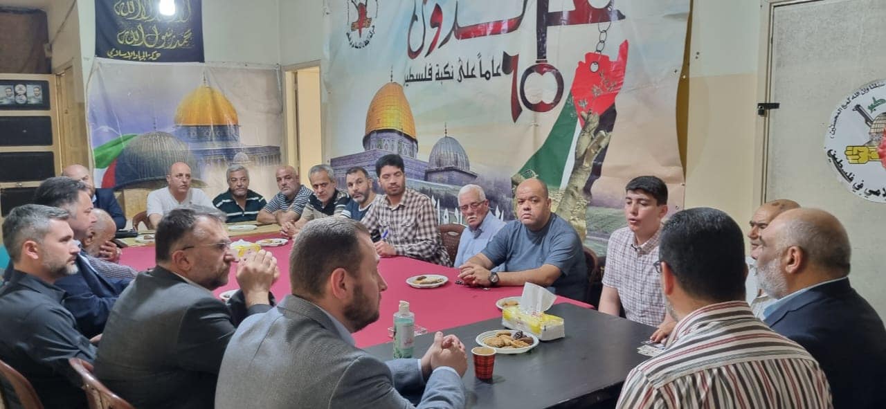 قيادة الفصائل تستقبل الـIHH || للعمل من أجل حياة كريمة لفلسطيني لبنان
