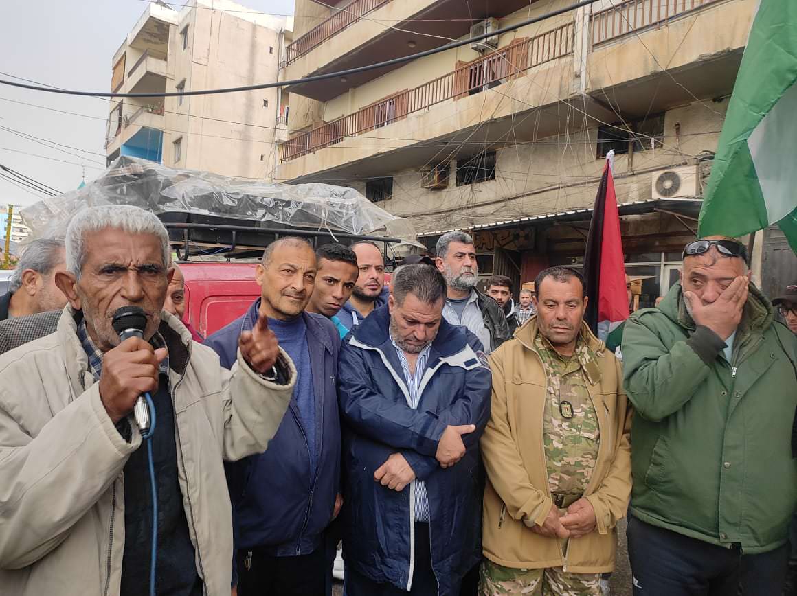 في يوم التضامن مع الشعب الفلسطيني في مخيم البداوي