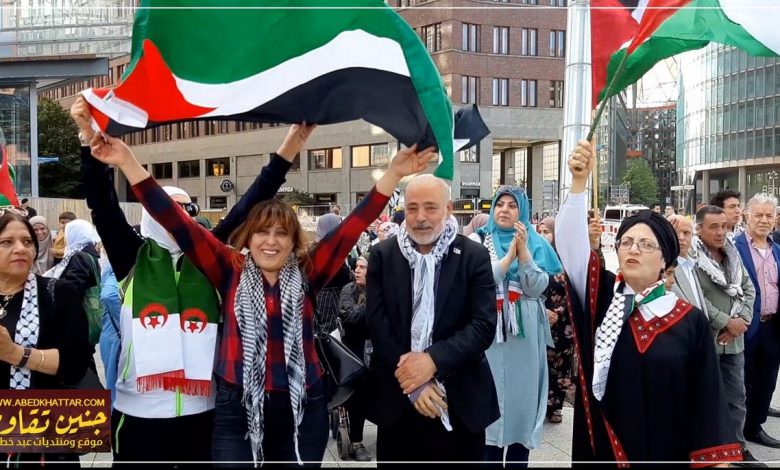 وقفة جماهيرية تضامنية مع أبناء شعبنا الفلسطيني في جنين