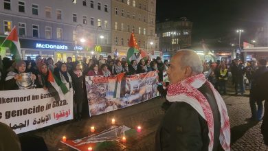وقفة جماهيرية تنديدا بالمجازر البشعة و الإبادة الجماعية التي يرتكبها الكيان الصهيوني ضد جماهير شعبنا الفلسطيني البطل في قطاع غزة