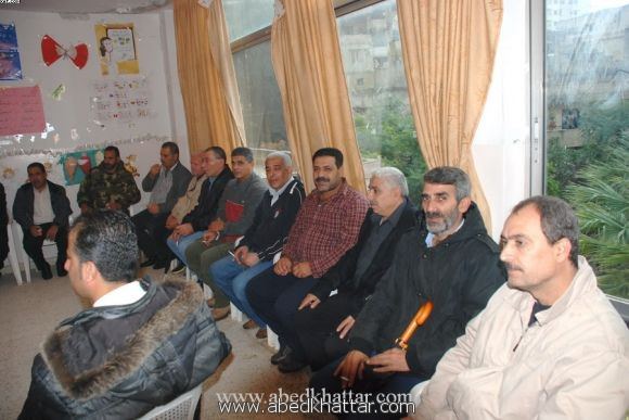 لقاء تضامنيا في مقر اللجنة الشعبية في مخيم البداوي