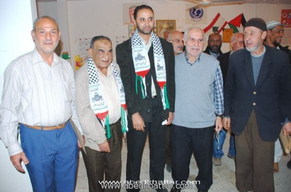 احتفال تكريم حجاج بيت الله الحرام في مخيم البداوي