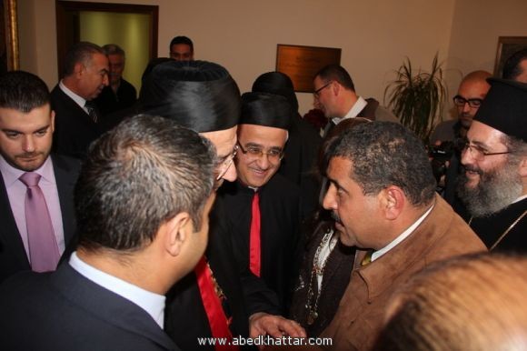 الجبهة الديمقراطية تلتقي البطريرك اليازجي