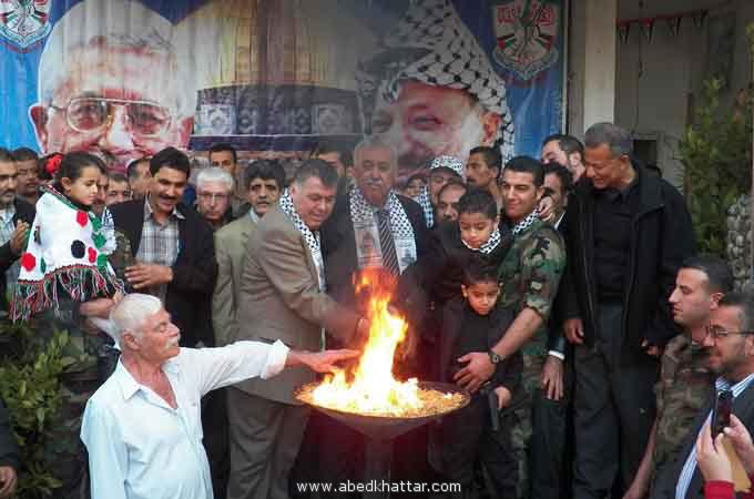 مخيمات صور تحيي الذكرى الـ48 لإنطلاقة حركة فتح