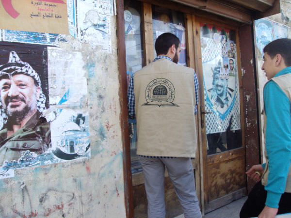 حواجز محبة لرابطة وكشافة بيت المقدس في مخيمات صور  بذكرى المولد النبوي