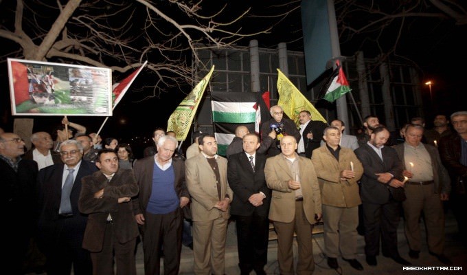 المرابطون يتضامنون مع الأسرى في المعتقلات الإسرائيلية أمام الإسكوا