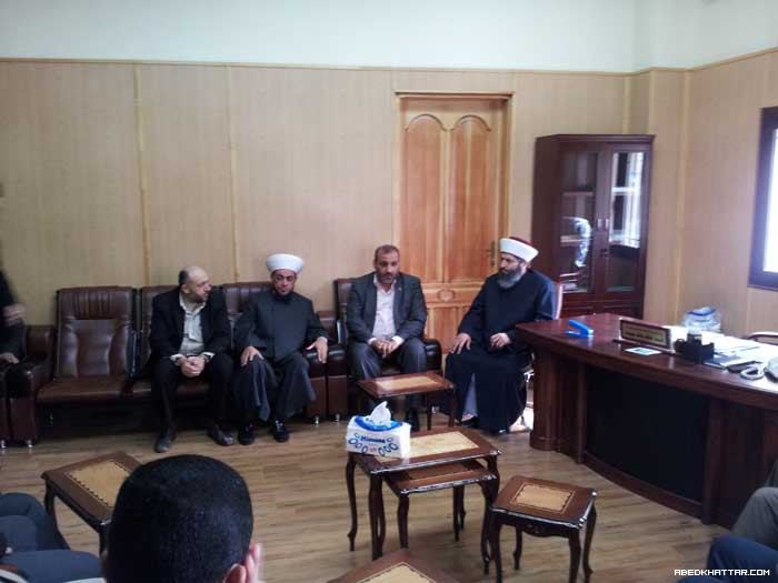 وزير الشباب الرياضة والثقافة الفلسطيني محمد المدهون يزور الشمال