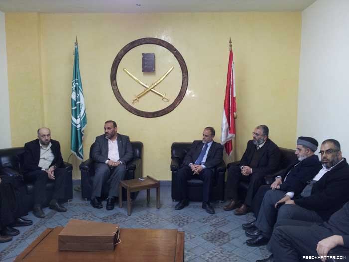 وزير الشباب الرياضة والثقافة الفلسطيني محمد المدهون يزور الشمال