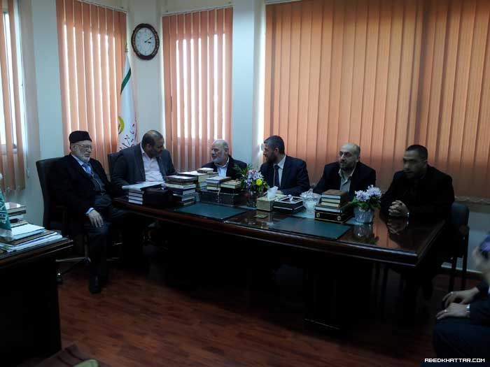 وزير الشباب الرياضة والثقافة الفلسطيني محمد المدهون يزور الشمال