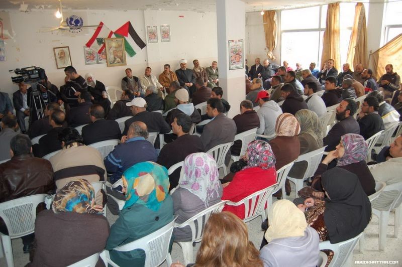مخيم البداوي يتضامن مع الاسرى في السجون الصهيونية