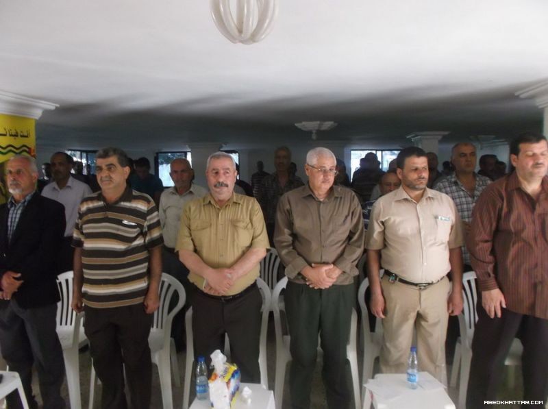 المكتب العمالي لحركة فتح يقيم مهرجاناً بمناسبة يوم العمال في مخيم البارد